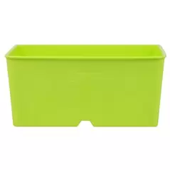 SunPack 5"x5" Heavy Duty Square Pot Lime Green