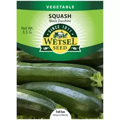 SQUASH, BLACK ZUCCHINI 3.5 G