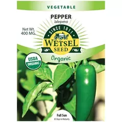 Organic Peppers, Jalapeno 400mg Packet