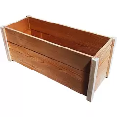 A&G 15"x14"x48" Redwood Formal Planter