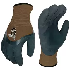 BGC 3/4 Foam Latex 7 Ga Polyester Glove S