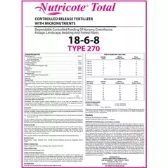 Nutricote Total 18-6-8 T270 50Lb (40/PL) (PL Min)