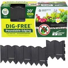 Master Mark 20' Black Poundable Edging