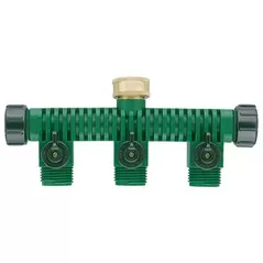 Orbit Plastic 5-Way Manifold w/3 Shut-Offs