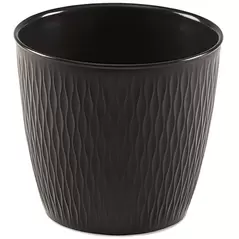 Deroma 7.9" Ariel Pot Premium Plastic Grafite
