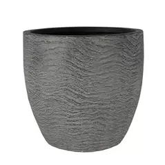 HC 12" Aspen Planter Charcoal