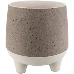 HC 6" Orion Pot Greige Granite/Birch