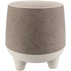 HC 8" Orion Pot Greige Granite/Birch