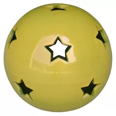 MCarr 10" Sphere W/Stars Yellow