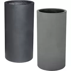 MCarr 12pc Tall Round Fiberstone Planter Pallet Mixed