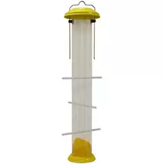 Natures Way 1.6qt Bottoms Up Metal Finch Thistle Feeder