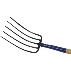 Organic Hay Fork 5 Tine With 54" Handle