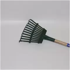 Organic Tool 11 Tine Shrub Rake With 48" Handle