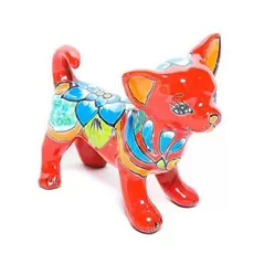 Talavera 8" Chihuahua Statue