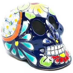 Talavera 7" Skull Statue