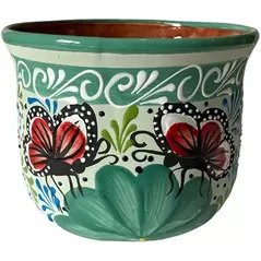 Talavera 8" Bella Especial Champanera Pot Teal