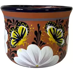 Talavera 8" Bella Especial Champanera Pot Barro