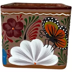 Talavera 8" Bella Especial Square Pot Cafe