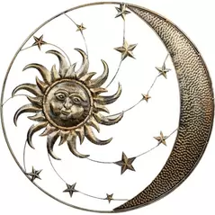 VCS 46" Metallic Sun Moon Stars