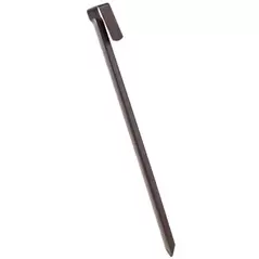 Valley View 1" x 4" Poly Board Metal Stake Brown