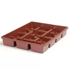 Landmark 04.50 Square Press Fit Tray X 12 Black 100 Per Case 20 Cases Per Pallet
