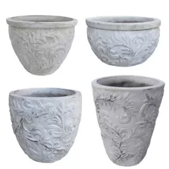 MCarr 26PC Planter Plt Antique White Washed