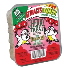 C&S 11.75oz Cherry Treat Suet Cake