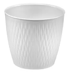 Deroma 6.3" Ariel Round Col White
