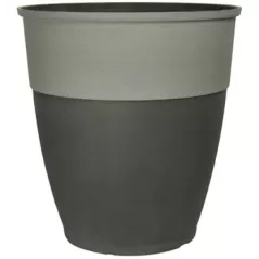 Grower Select 14.00 Hendrix Round Planter, Aged Black, 25 per Case, 14.49in OD x 15.00in H, 5.9 Gallon