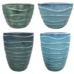 MCarr 24pc Wave Planter Pallet Mixed Colors