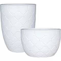 MCarr 32pc Button Planter Pallet White