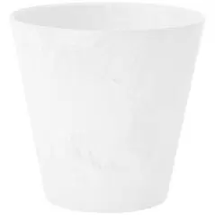 Artstone Napa 8" Round Planter White