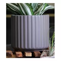 Palm Spring 8" Brush Comb Planter Sgy