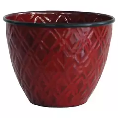 Robert Allen 5" Diamond Planter Sangria