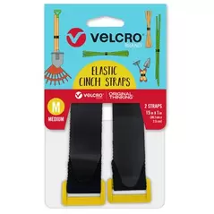 Velcro Brand 15" Cinch Strap Ring Yellow