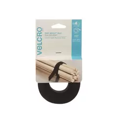 Velcro Brand 12'x1" One Wrap Roll Black