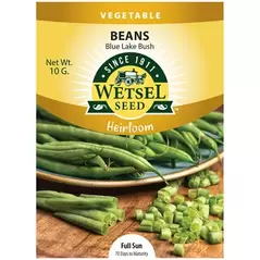 Heirloom Bean, Blue Lake Bush - 10 Gram