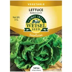 HEIRLOOM, BUTTERCRUNCH LETTUCE 3G PKT