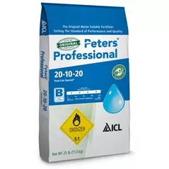 ICL Peters 20-10-20 Peat Lite 25lb (80/Pl) HAZ