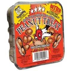 C&S 11oz Peanut Treat Suet Regular Label