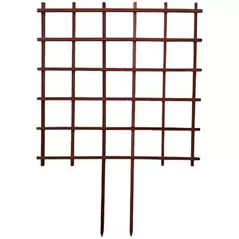 A&G 4'x4' Espalier Trellis Red