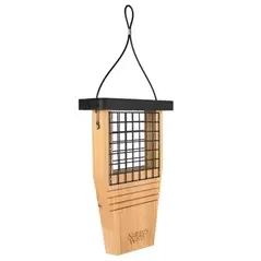 Natures Way Cedar Suet Tail Prop Bird Feeder