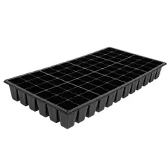 SunPack 72 Cell Square Insert Black - Fits Standard 10"x20" Trays