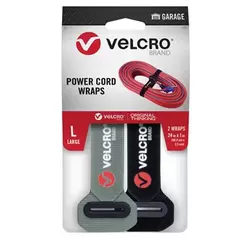 Velcro Brand 2pk 24"x1" Power Cord Wraps Large