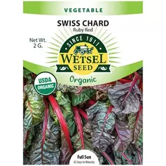 Organic Ruby Swiss Chard - 2 Gram