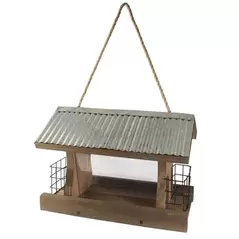 Woodlink Rustic Farmhouse Ranch Feeder with Suet Feeder