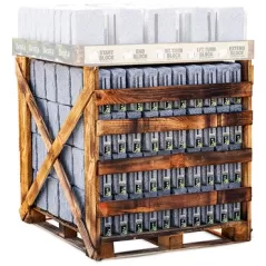 Beuta XL Block 4' Sections with 2 Landscape Spikes Greystone
