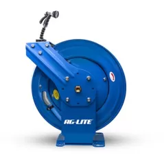 BluBird 3/4"x65' Ag-Lite Dual Arm Hose Reel w/ Rubber Water and 6' Lead Hose