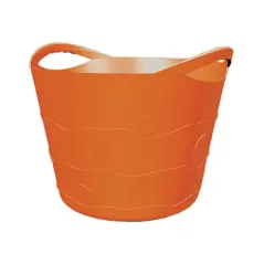 Tufftote 11gal Flexible Bucket Pumpkin