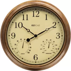 Headwind 15" EZ Read In/Out Clock Patina Colored